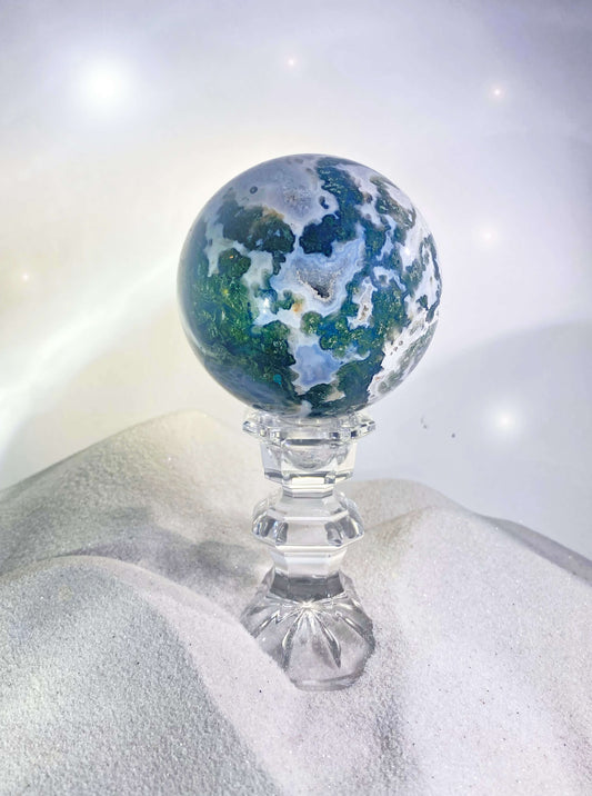 Moss Agate Sphere