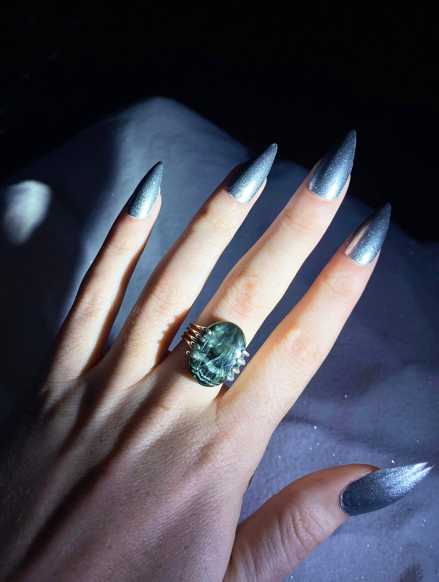 Seraphinite Ring