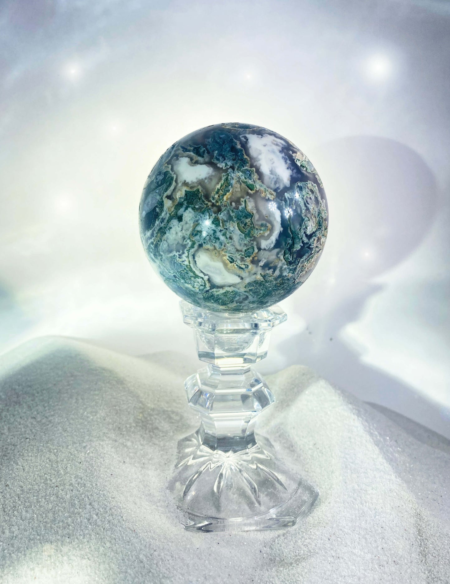 Moss Agate Sphere