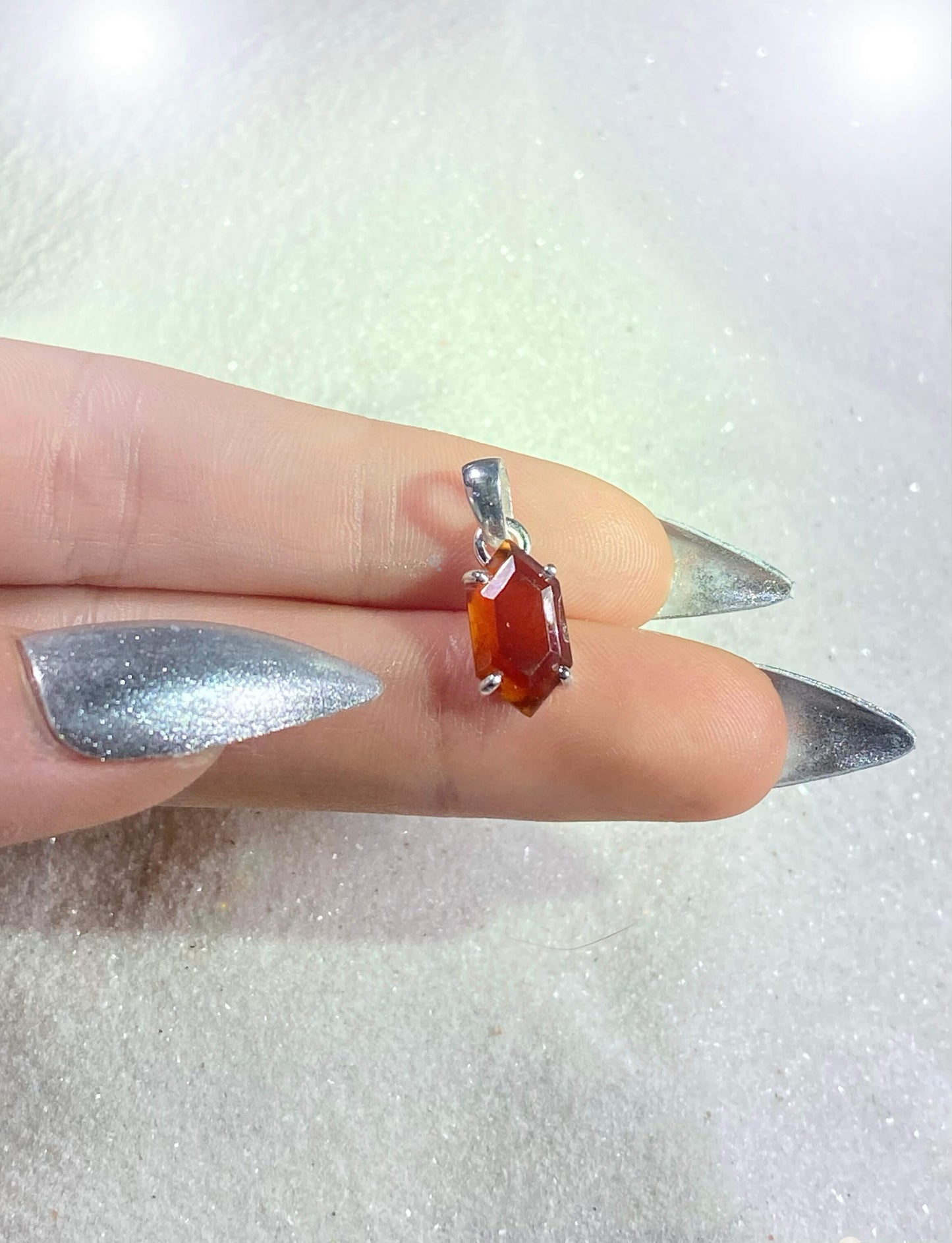 Faceted Hessonite Garnet