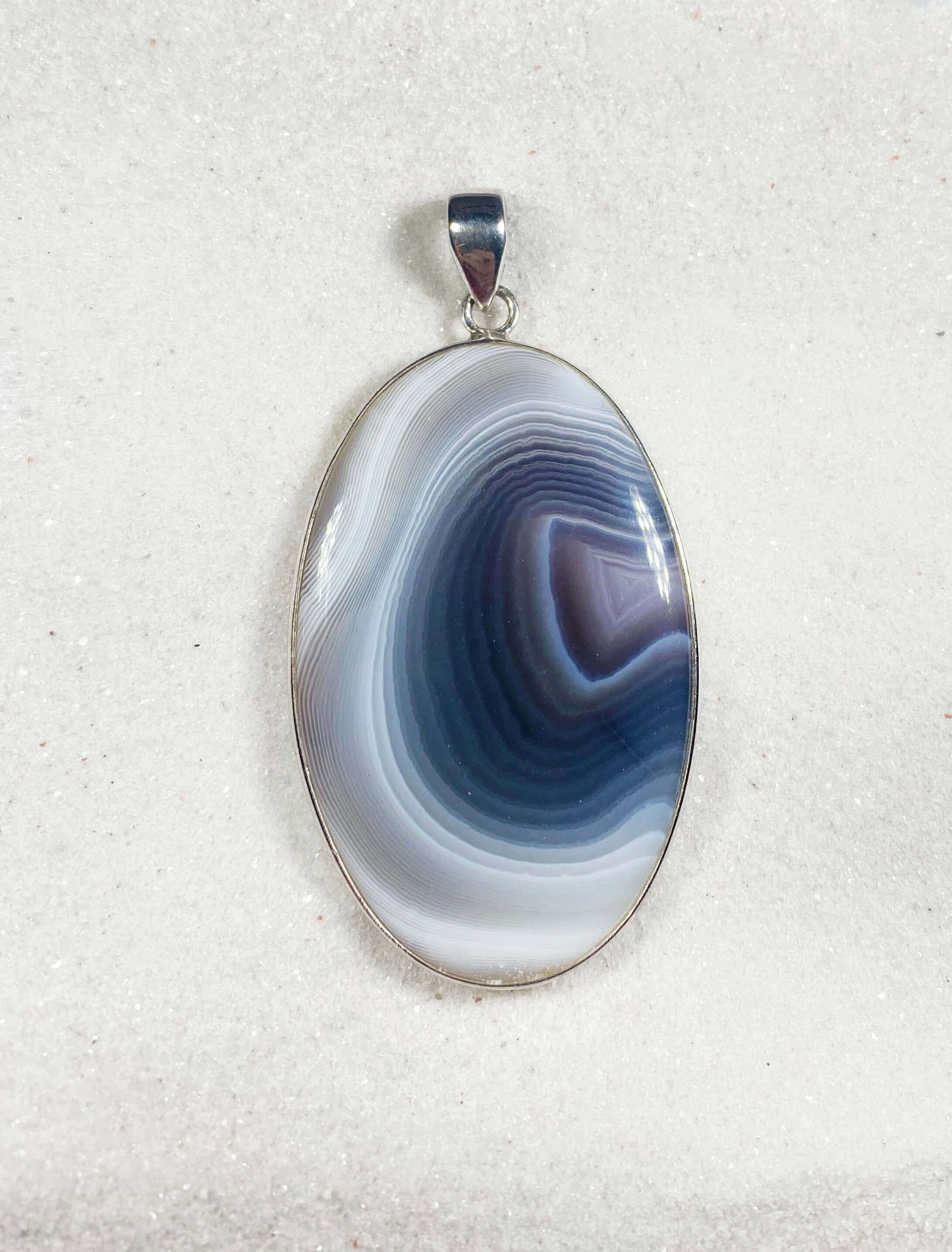 Extra Large Botswana Agate Pendant