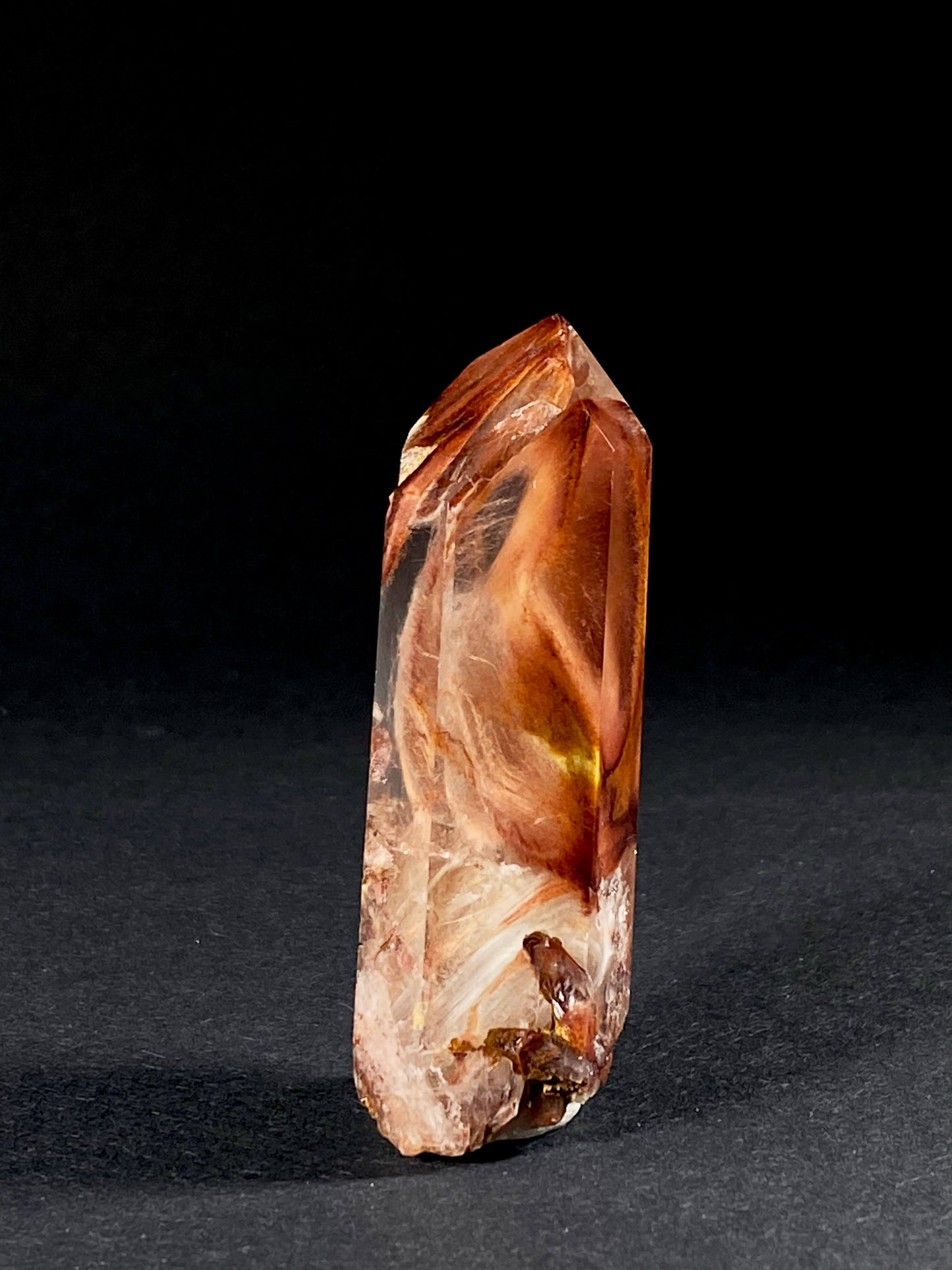 Amphibole Quartz Points