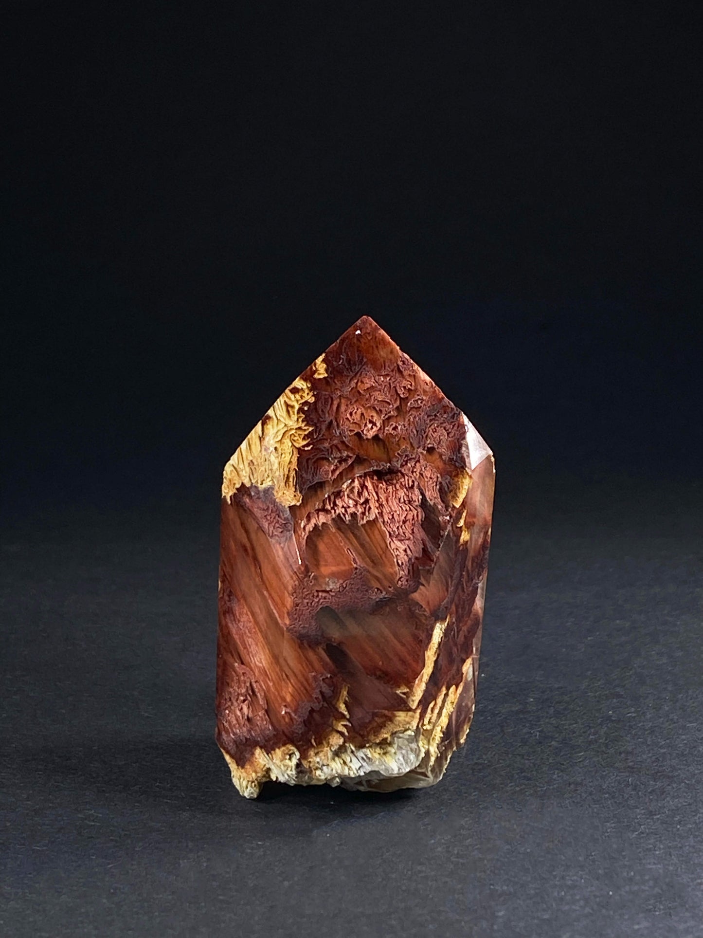 Amphibole Quartz Points