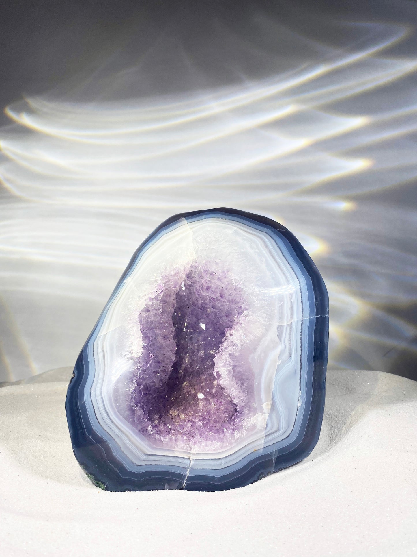 Large Polished Amethyst Geode