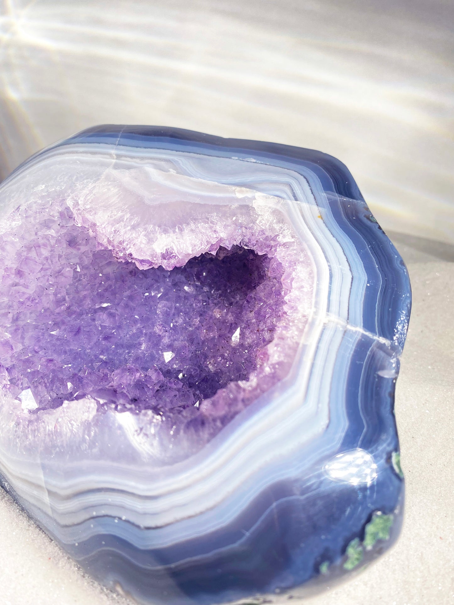 Large Polished Amethyst Geode