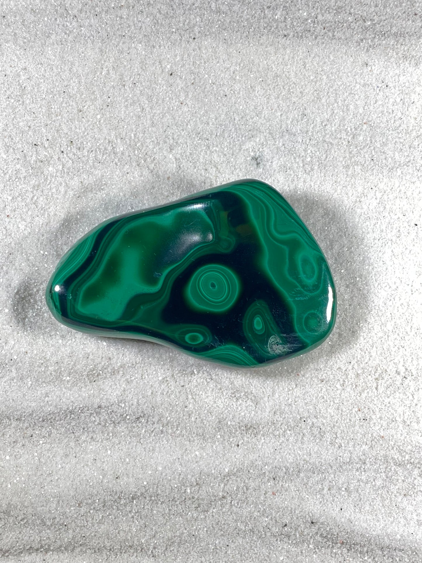 Malachite Palm Stones