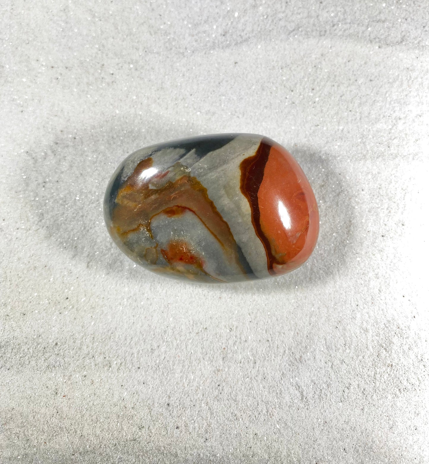 Polychrome Jasper Palm Stones