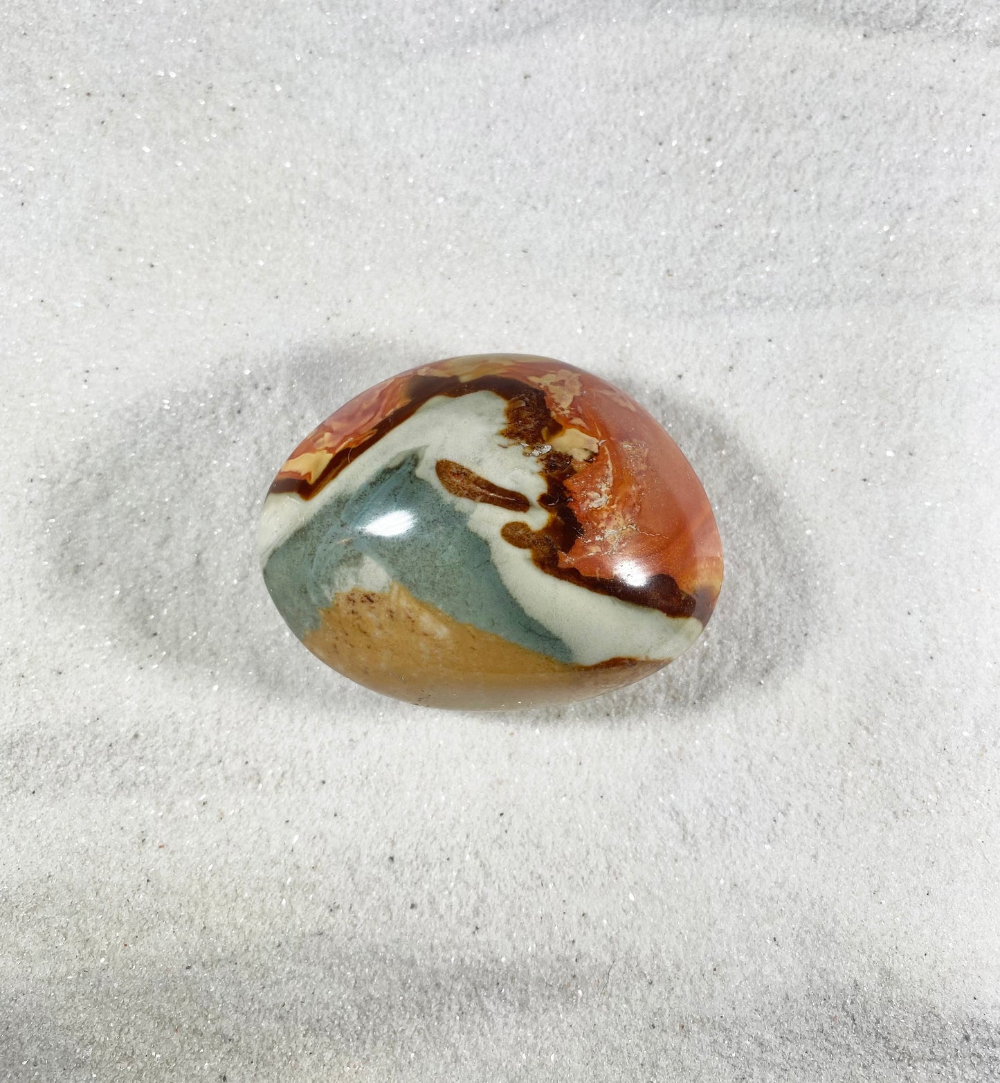 Polychrome Jasper Palm Stones