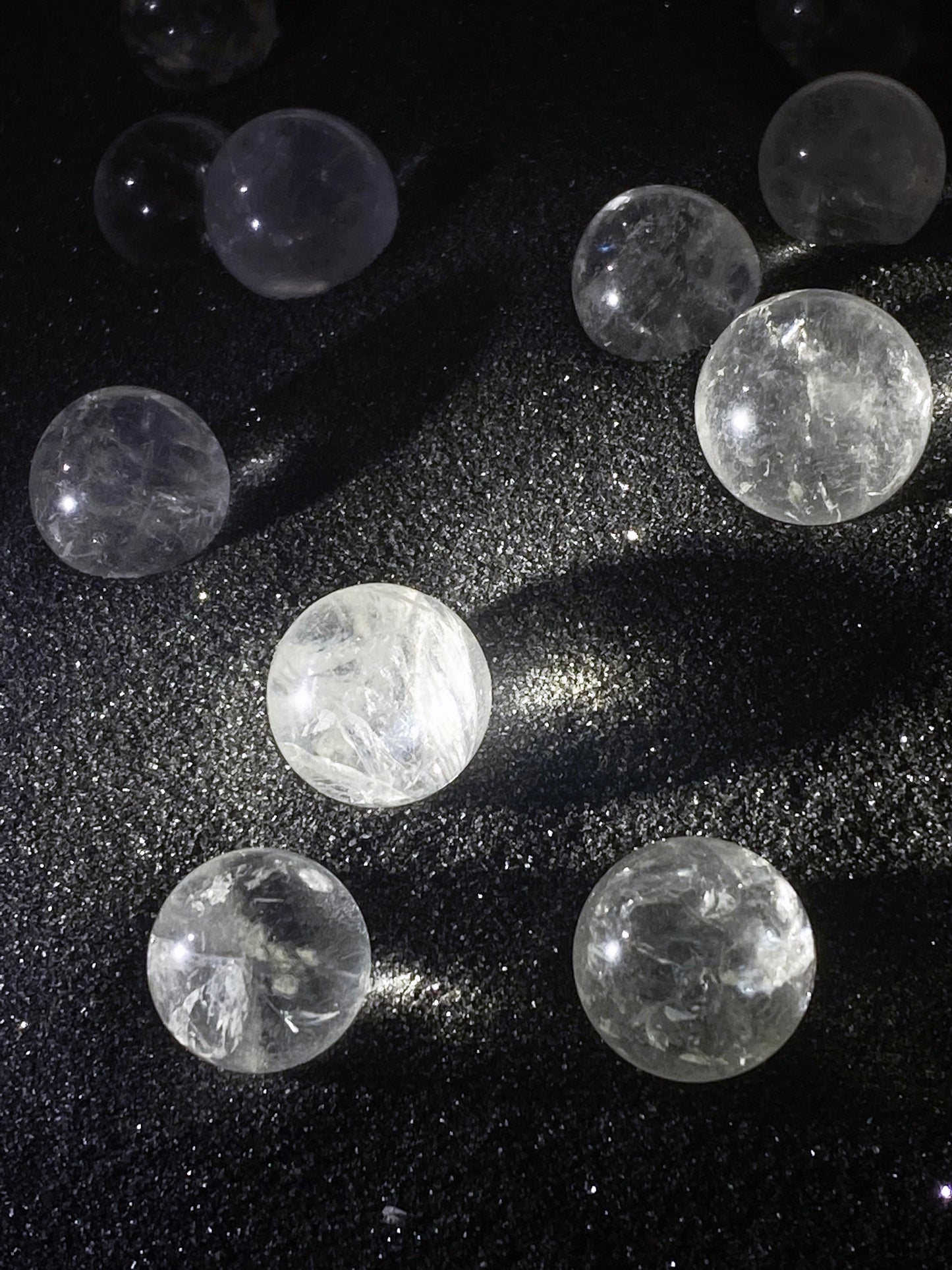 Clear Quartz Orbs