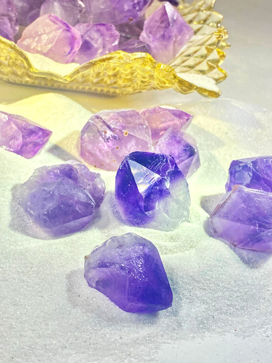 Amethyst Rough Points