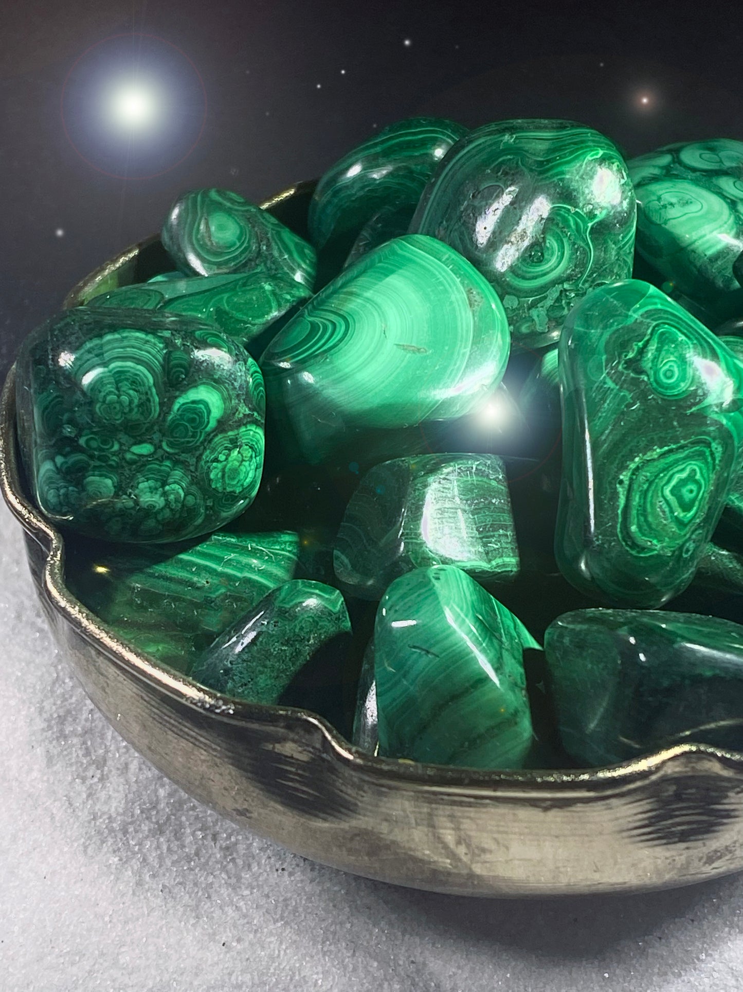 Malachite Tumble Stone