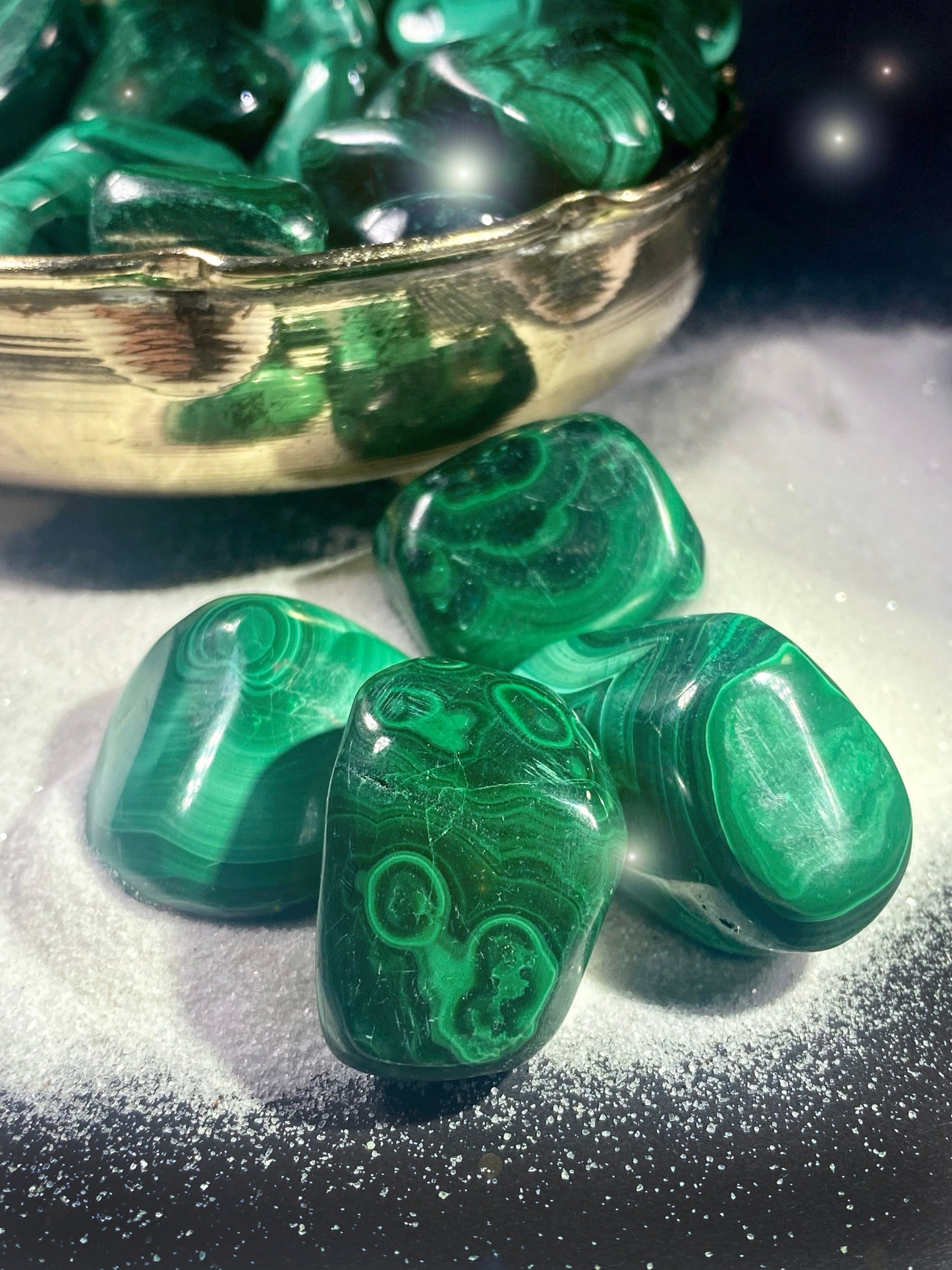 Malachite Tumble Stone