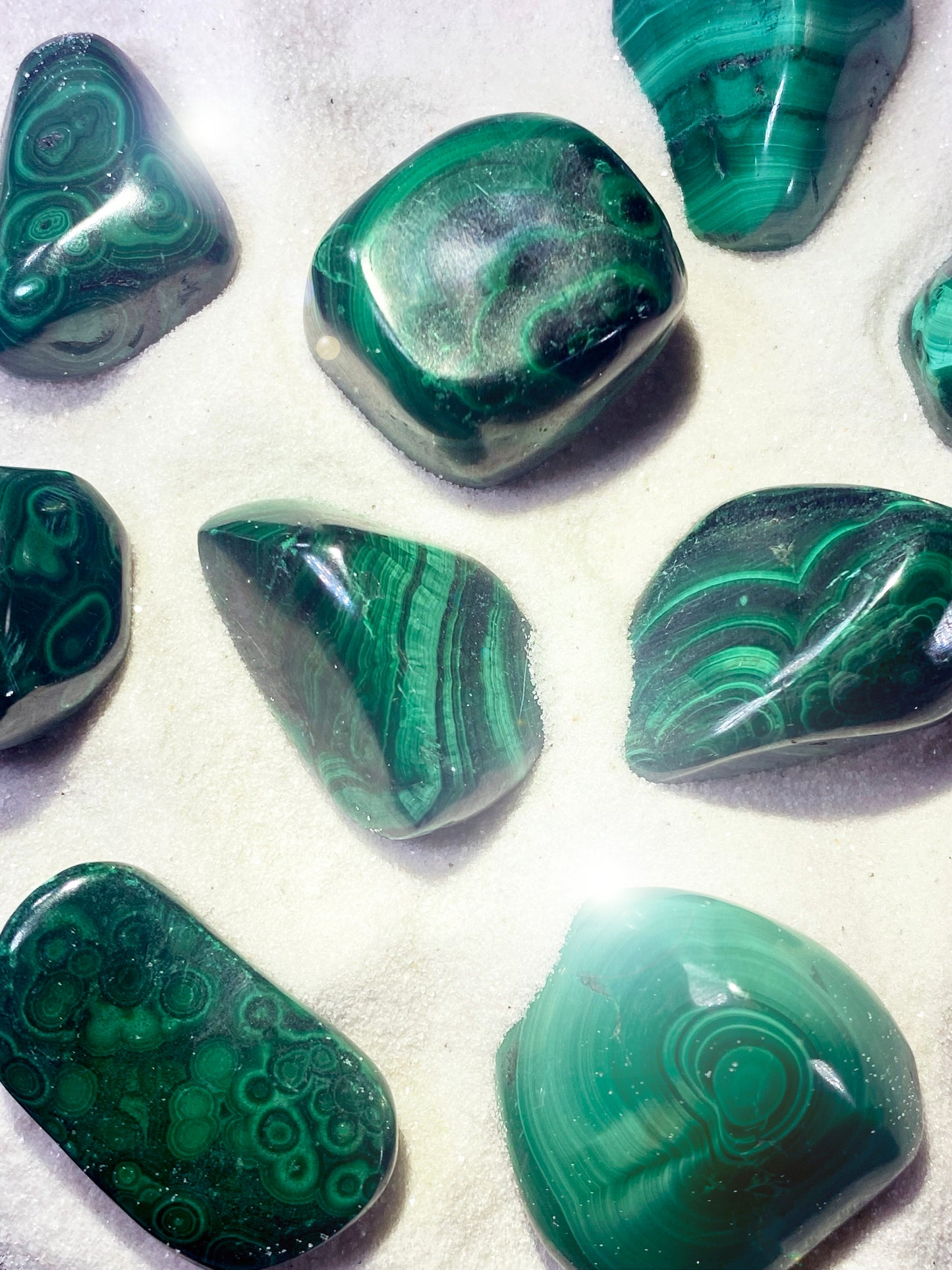 Malachite Tumble Stone