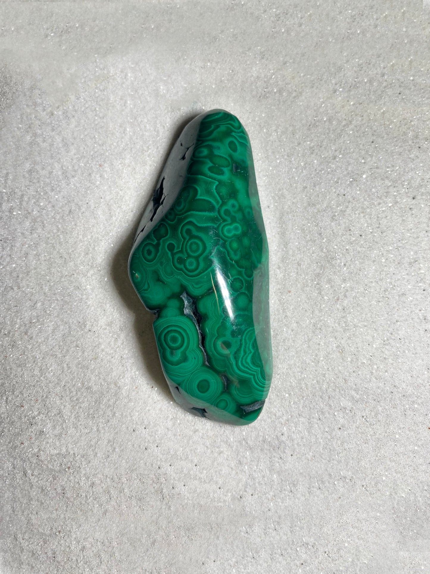 Malachite Palm Stones