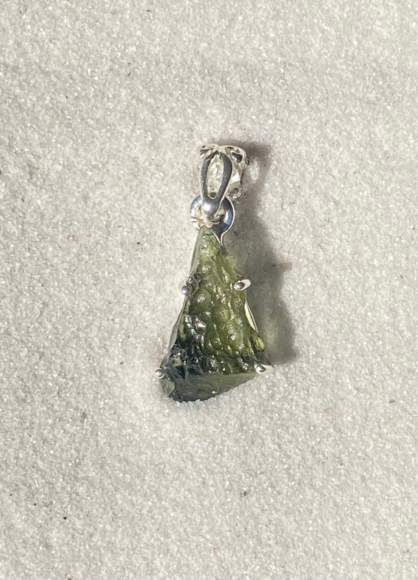 Rough Moldavite Pendant