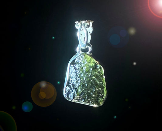 Rough Moldavite Pendant