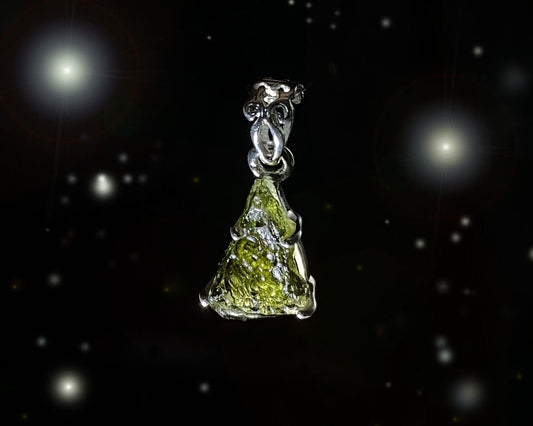 Rough Moldavite Pendant