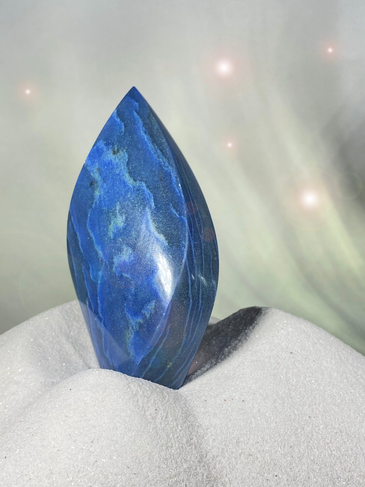 Blue Aventurine Flame