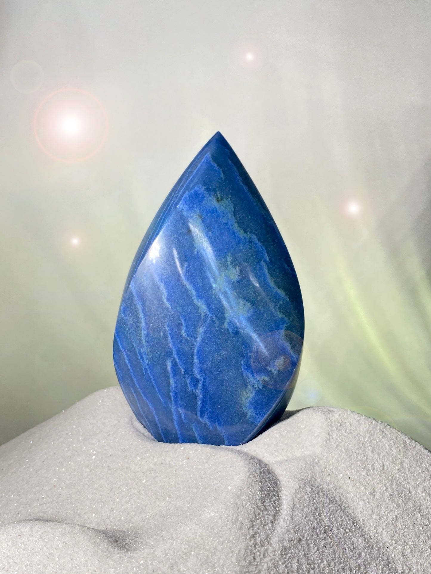 Blue Aventurine Flame