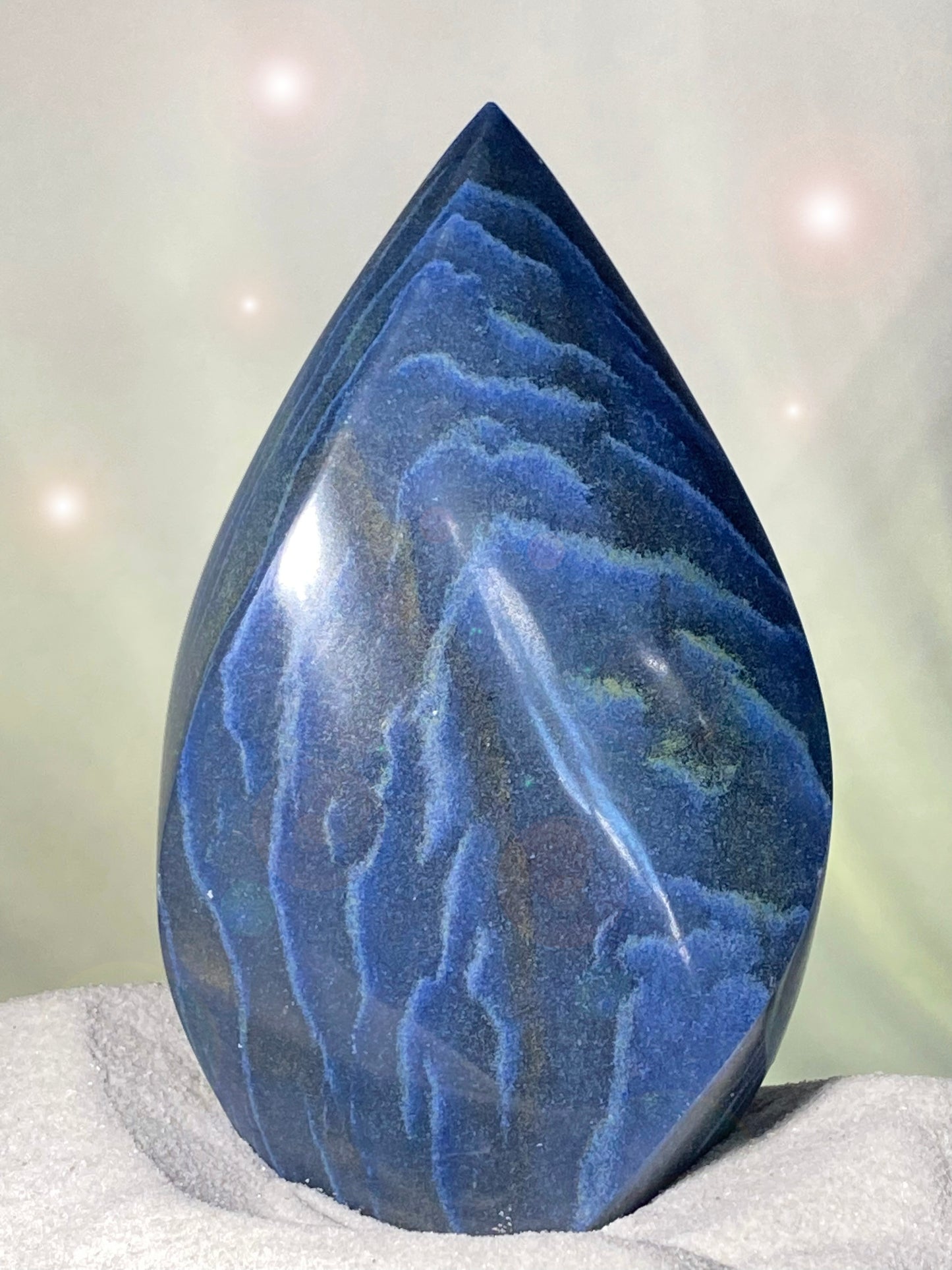 Blue Aventurine Flame